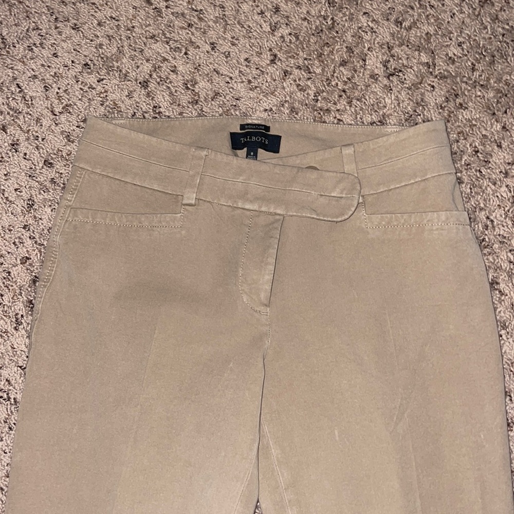 Talbots signature chino slim ankle pants